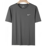 【UZ8151】nike tez quriydigan bosma kalta yengli kulrang