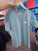 【UZ8137】adidas tez quriydigan bosilgan qisqa yengli ko'ylak ko'k rangda - 图片 3