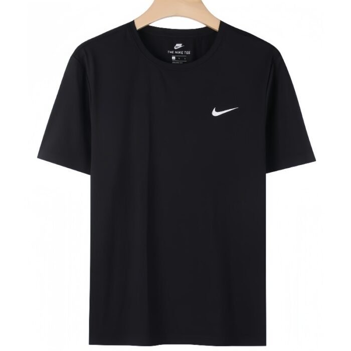 【UZ8112】Nike Print qisqa yeng qora - 图片 1