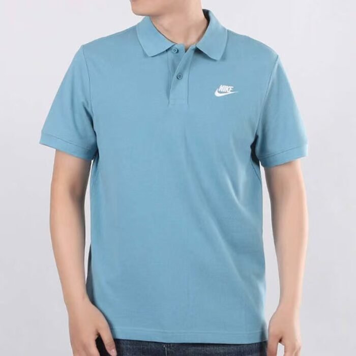 Nike ·blue shirt short sleeve - Image 2