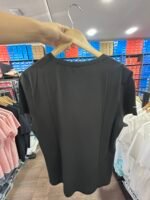 【UZ8142】adidas paxta bosilgan qisqa yenglari qora - 图片 3