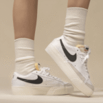 Nike black and white sneakers