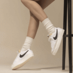 Nike black and white sneakers - 图片 2