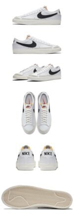 Nike black and white sneakers - 图片 3