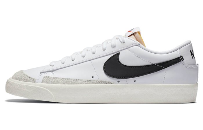Nike black and white sneakers - Image 4