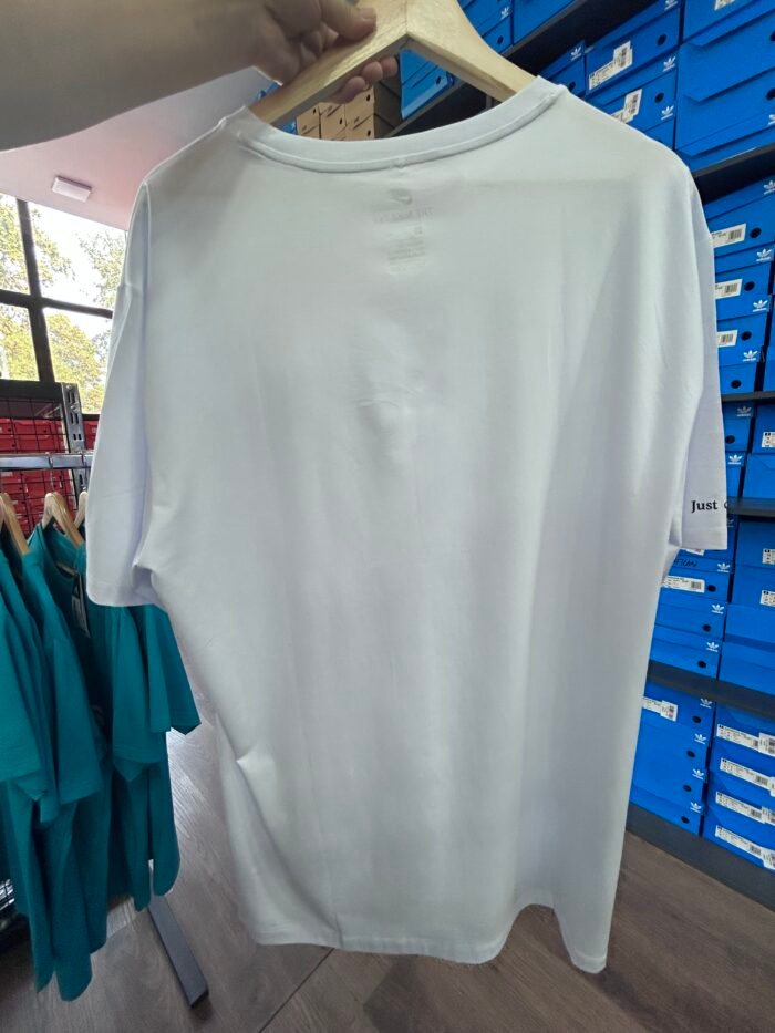 【UZ8112】nike sof paxta bosilgan qisqa yenglari oq - 图片 3