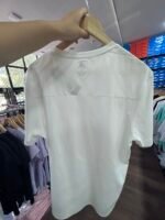 【UZ8137】Adidas tez quriydigan bosilgan qisqa yengli oq - 图片 3