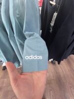 【UZ8137】adidas tez quriydigan bosilgan qisqa yengli ko'ylak ko'k rangda - 图片 4
