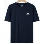 【UZ8137】Adidas tez quriydigan bosilgan qisqa yengli oq sapfir