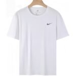 【UZ8141】nike tez quriydigan bosilgan qisqa yengli oq