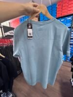 【UZ8137】adidas tez quriydigan bosilgan qisqa yengli ko'ylak ko'k rangda - 图片 2