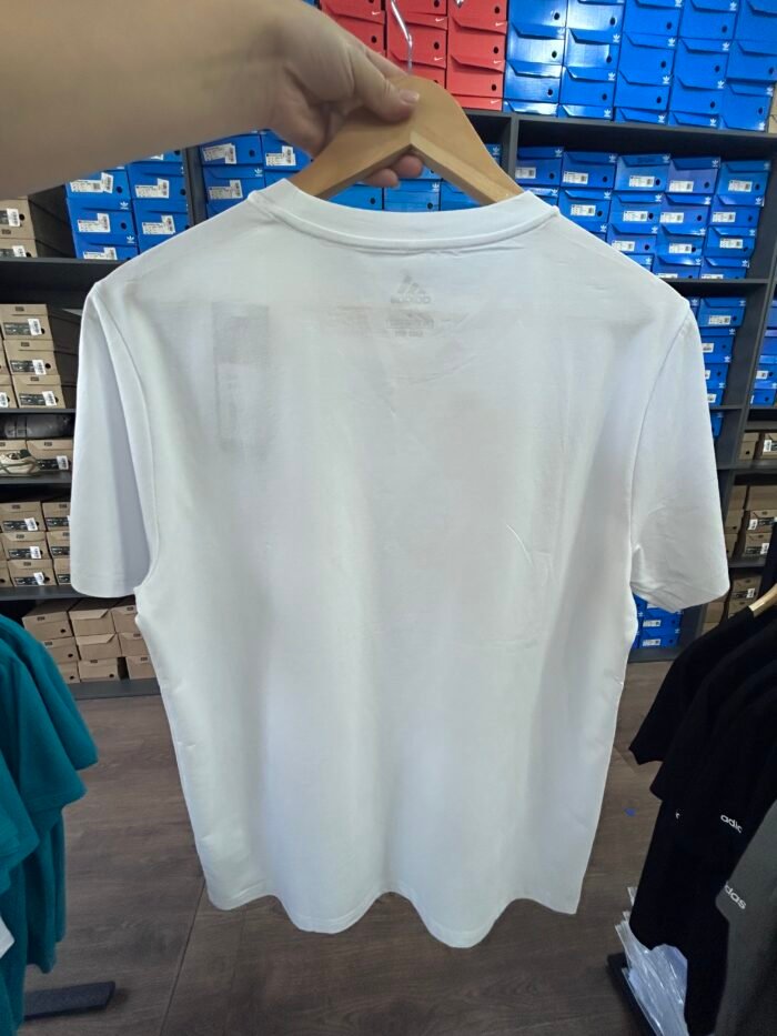 【UZ8168】Nike paxta bosilgan qisqa yenglari oq - Image 4