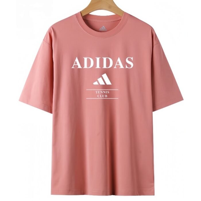 【UZ8086】adidas paxta bosilgan qisqa qisma pushti - 图片 1