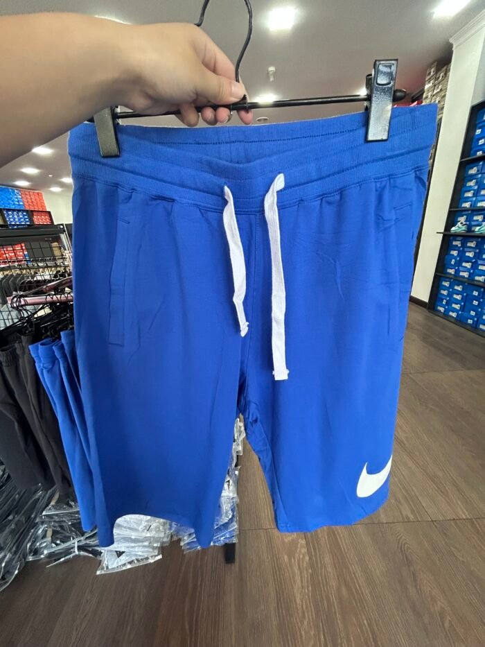 【UZ86631】Nike kundalik shortilari ko'k rangda - 图片 2