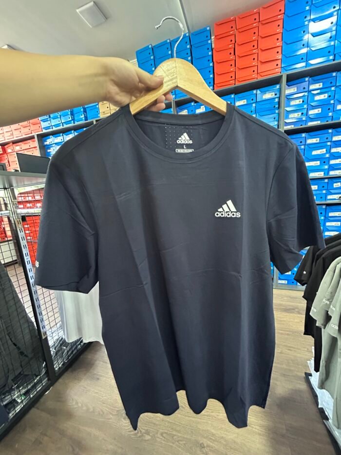 【UZ8137】Adidas tez quriydigan bosilgan qisqa yengli oq sapfir - Image 3