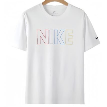 【UZ86512】Nike bosilgan qisqa yenglari oq