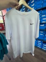 【UZ8112】nike sof paxta bosilgan qisqa yenglari oq - 图片 2