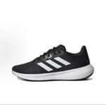 8819 adidas Runfalcon 3.0 erkaklar uchun qulay, eskirishga chidamli, nafas oluvchi va zarbalarni yutuvchi past ustki poyafzal, qora va oq