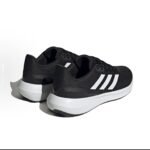 8819 adidas Runfalcon 3.0 erkaklar uchun qulay, eskirishga chidamli, nafas oluvchi va zarbalarni yutuvchi past ustki poyafzal, qora va oq - 图片 4