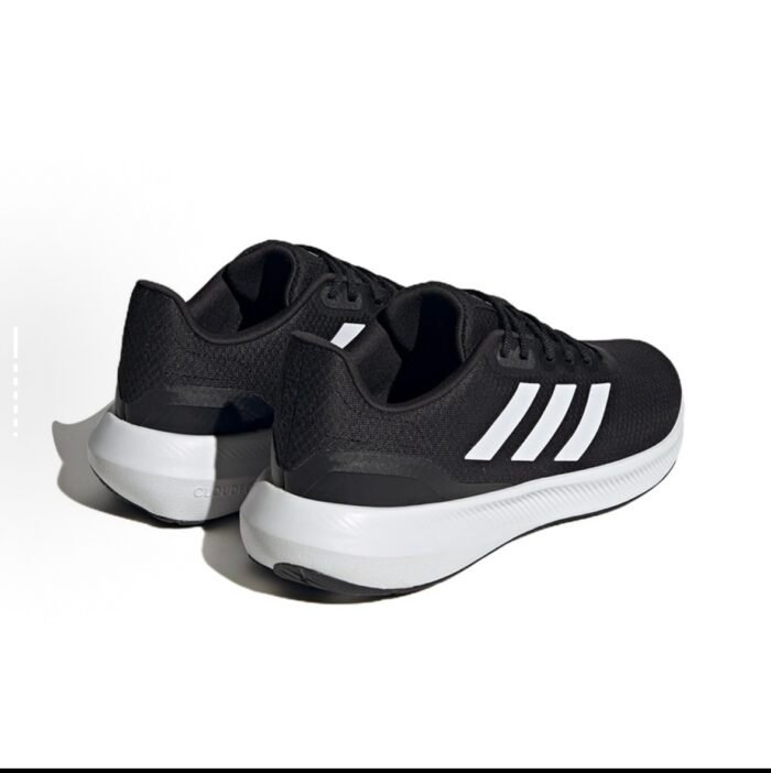 8819 adidas Runfalcon 3.0 erkaklar uchun qulay, eskirishga chidamli, nafas oluvchi va zarbalarni yutuvchi past ustki poyafzal, qora va oq - 图片 4
