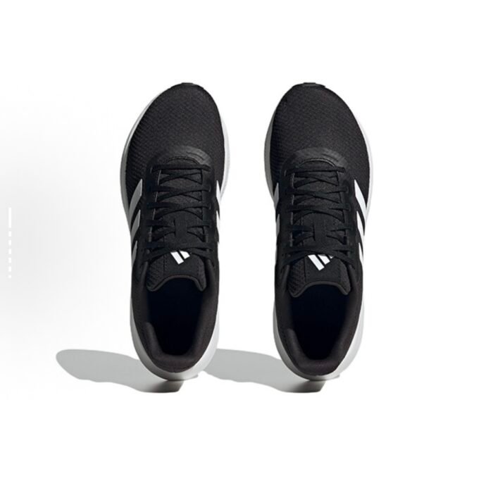 8819 adidas Runfalcon 3.0 erkaklar uchun qulay, eskirishga chidamli, nafas oluvchi va zarbalarni yutuvchi past ustki poyafzal, qora va oq - 图片 5