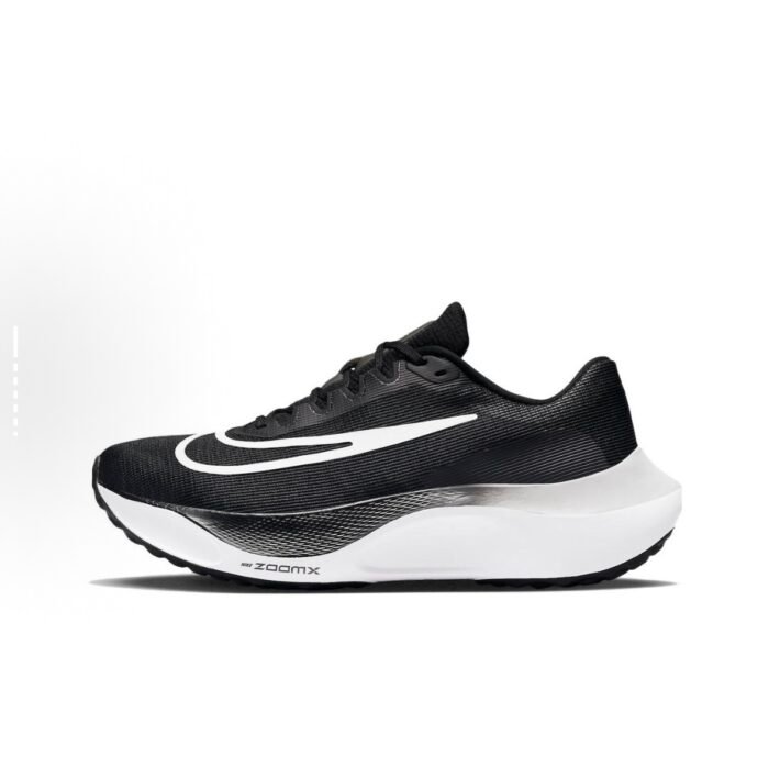8822 NIKE Zoom Fly 5 Qora Oq Erkaklar uchun toymaslikka qarshi marafon yugurish poyabzal - 图片 1