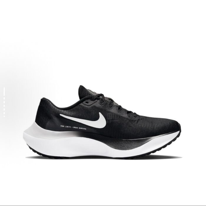 8822 NIKE Zoom Fly 5 Qora Oq Erkaklar uchun toymaslikka qarshi marafon yugurish poyabzal - 图片 2