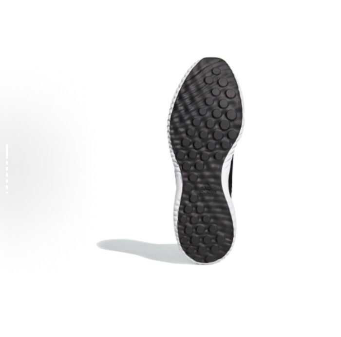 8829 adidas Alphabounce 1 Qulay mato zarbani yutuvchi sirpanmaydigan aşınmaya bardoshli, past-top erkaklar uchun ochiq poyafzal, yorqin qora va oq - Image 2