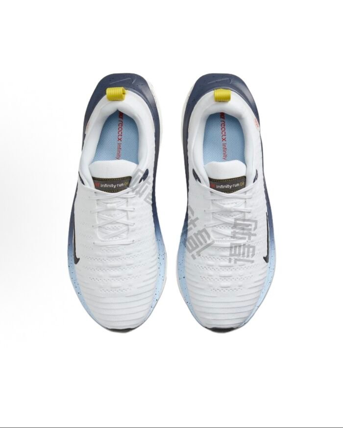 8832 Nike InfinityRN 4 Qulay yengil zarba yutuvchi engil, past-top oddiy yugurish poyafzali erkaklar oq va qora - Image 3