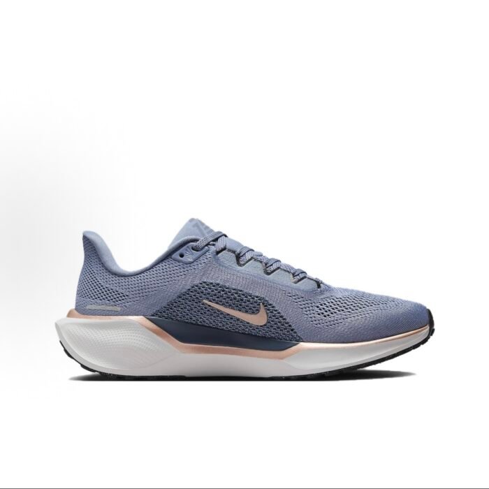 8834 Nike Pegasus 41 qulay yumshoq, sirpanmaydigan aşınmaya bardoshli, past ustki poyafzal ayollar uchun ko'k - 图片 2