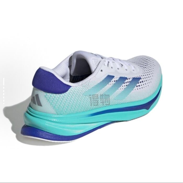 【8847】Adidas SUPERNOVA RISE qulay Y2K retro poyafzallari engil aşınmaya bardoshli poyafzal, oq va ko'k - 图片 3