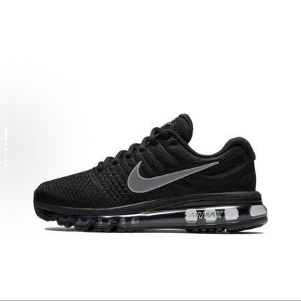 【8852】 Nike Air Max 2017 Erkaklar uchun qulay va oddiy past-to'plamli yugurish poyabzali qora