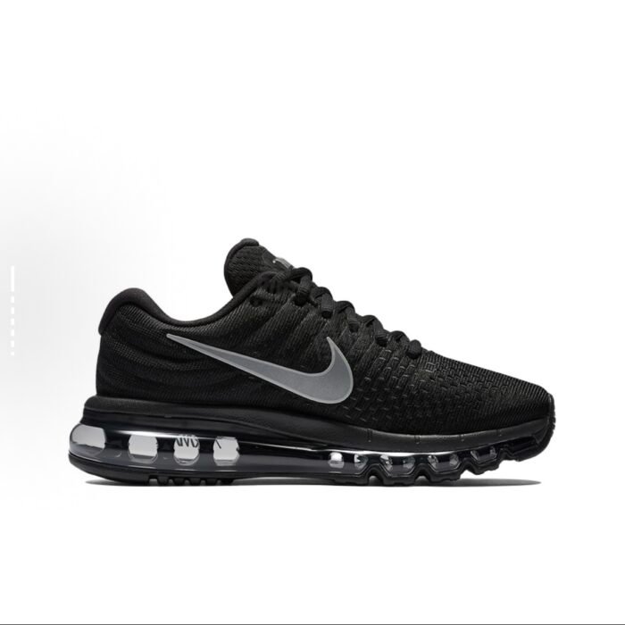 【8852】 Nike Air Max 2017 Erkaklar uchun qulay va oddiy past-to'plamli yugurish poyabzali qora - Image 2