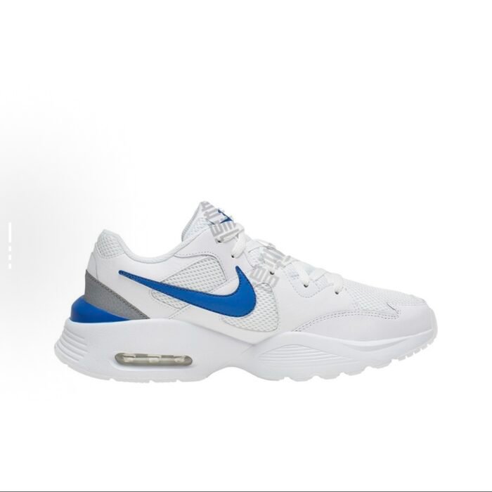 【8854】 Nike Air Max Fusion qulay ko'p qirrali to'rli mato sintetik charm past-top erkaklar uchun oddiy yugurish poyabzali ko'k va oq - 图片 2