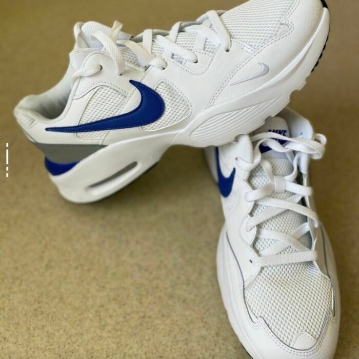 【8854】 Nike Air Max Fusion qulay ko'p qirrali to'rli mato sintetik charm past-top erkaklar uchun oddiy yugurish poyabzali ko'k va oq - 图片 4