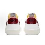 【8855】 Nike Blazer '77 "Team Red" teri sirpanmaydigan shokni yutuvchi, aşınmaya bardoshli, oq va qizil rangli, uniseks kam top krossovkalar - 图片 5