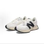 【8856】 New Balance NB 327 Casual Comfort Charm Yugurish poyabzali Uniseks Oq-oq - 图片 3
