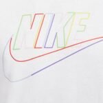 【UZ86521】Nike yozuvi bosma sport futbolkasi - 图片 2
