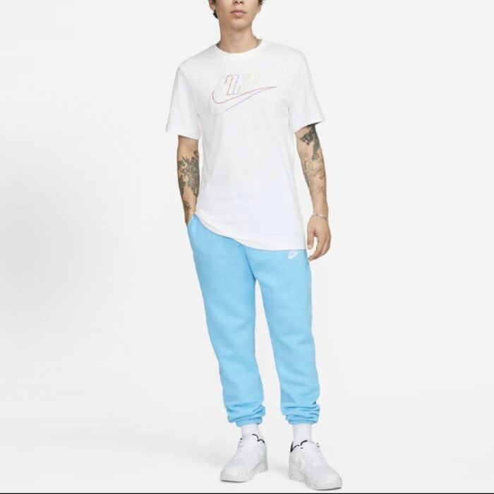【UZ86521】Nike yozuvi bosma sport futbolkasi - Image 4