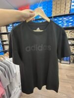 【UZ8106】adidas paxta bosilgan qisqa yenglari qora - 图片 2