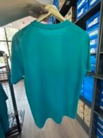 【UZ8222】adidas paxta bosilgan qisqa yengli turkuaz ko'k - 图片 3