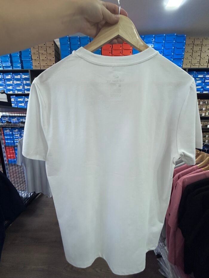 【UZ86512】Nike bosilgan qisqa yenglari oq - 图片 3