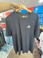 【UZ8146】adidas paxta bosilgan qisqa yengli to'q ko'k - 图片 4