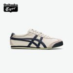 【8804】Onitsuka Tiger MEXICO 66™ yozgi retro erkaklar va ayollar sport poyafzallari bej/ko‘k