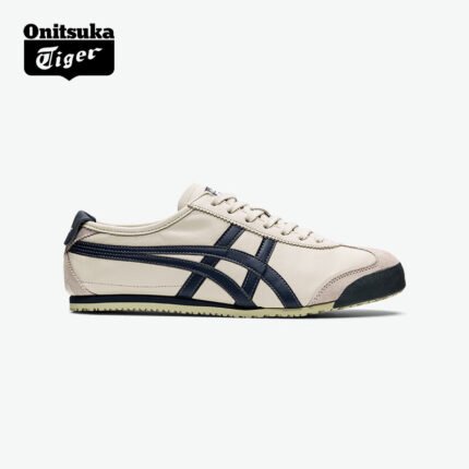 【8804】Onitsuka Tiger MEXICO 66™ yozgi retro erkaklar va ayollar sport poyafzallari bej/ko‘k