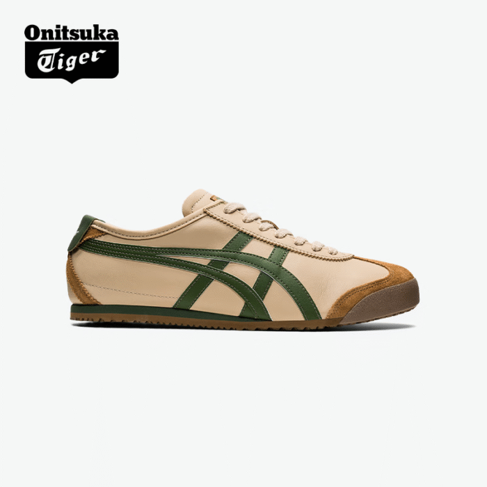 【8806】Onitsuka Tiger MEXICO 66™ Yozgi Retro Sutli Choy Rangli Juftlik Poyafzallari Bej - 图片 1