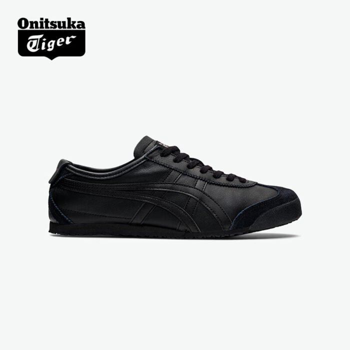 【8802】Onitsuka Tiger MEXICO 66™ yozgi erkaklar va ayollar modasi Retro sport poyabzali qora - 图片 1