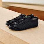 【8802】Onitsuka Tiger MEXICO 66™ yozgi erkaklar va ayollar modasi Retro sport poyabzali qora - 图片 2