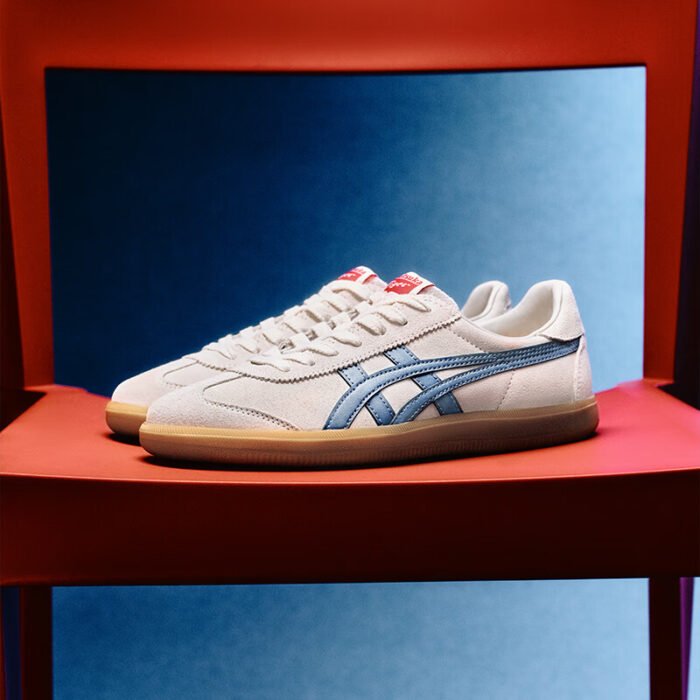【8810】Onitsuka Tiger TOKUTEN yozgi erkaklar va ayollar krossovkalari kundalik moda sport nemis mashg'ulot poyafzallari bej/ko'k - 图片 2