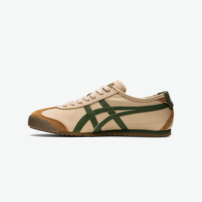【8806】Onitsuka Tiger MEXICO 66™ Yozgi Retro Sutli Choy Rangli Juftlik Poyafzallari Bej - 图片 3